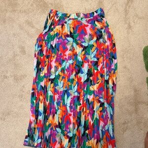 SHEIN Multicolor Floral Maxi Skirt